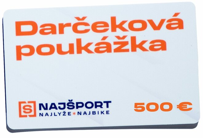 Eshop darčekový poukaz na 500 € Eshop darčekový poukaz na 500 €