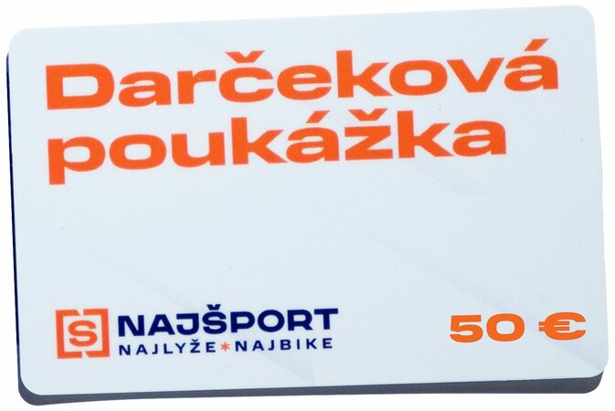 Eshop darčekový poukaz na 50 €