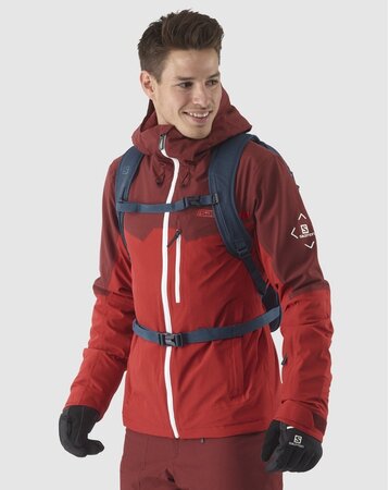 Lyžiarsky ruksak Salomon Side 18 Dark Denim Lyžiarsky ruksak Salomon Side 18 Dark Denim