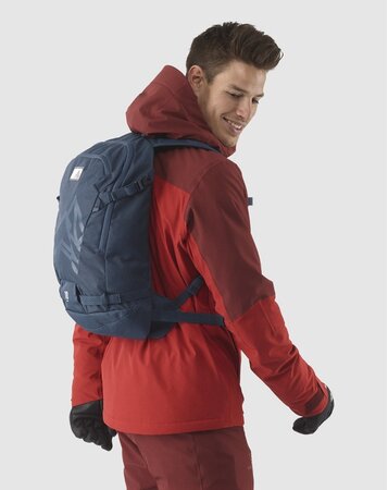 Lyžiarsky ruksak Salomon Side 18 Dark Denim Lyžiarsky ruksak Salomon Side 18 Dark Denim