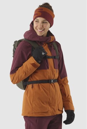 Lyžiarsky ruksak Salomon Side 18 Olive Night 20/21