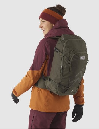 Lyžiarsky ruksak Salomon Side 25 Olive Night 20/21