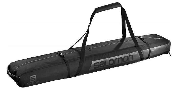 Vak na lyže Salomon Extend 2Pairs 175+20 Skibag black 19/20