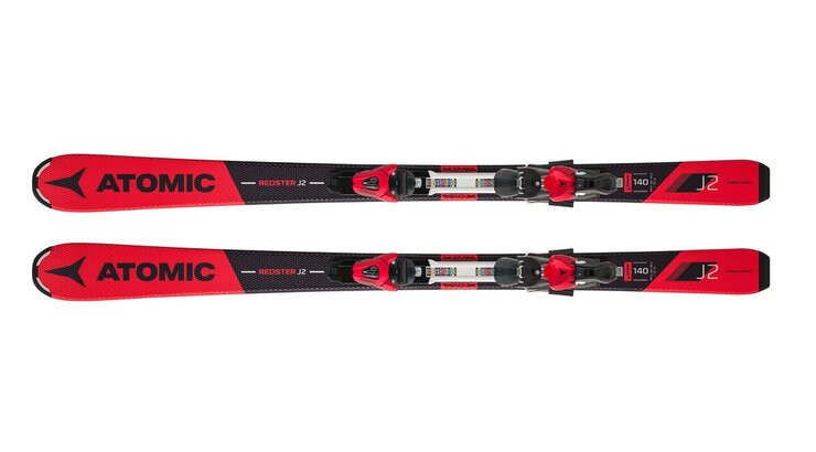 Lyže Atomic Redster J2 (Bez podložky) + N C5 Black 18/19 130-150 cm Lyže Atomic Redster J2 (Bez podložky) + N C5 Black 18/19 130-150 cm