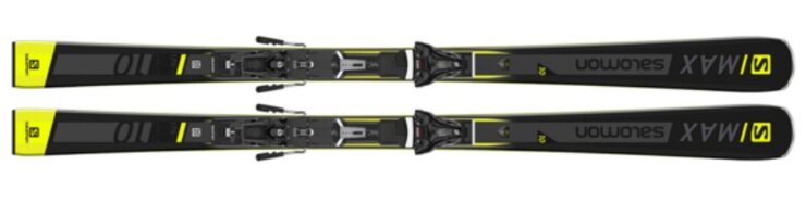 Lyže Salomon E S/Max 10 + Z12 GW F80 BK 19/20
