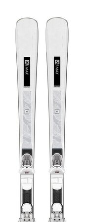 Lyže Salomon E S/Max W 6 + M10 GW L80 Wh/Bk 20/21