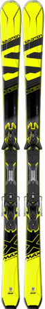 Lyže Salomon E X/Max X12 black/white + M XT12 black/yellow C90 19/20