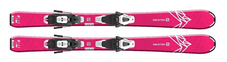 Lyže Salomon L QST Lux Jr S + C5 GW J75 Pk/Wh 21/22
