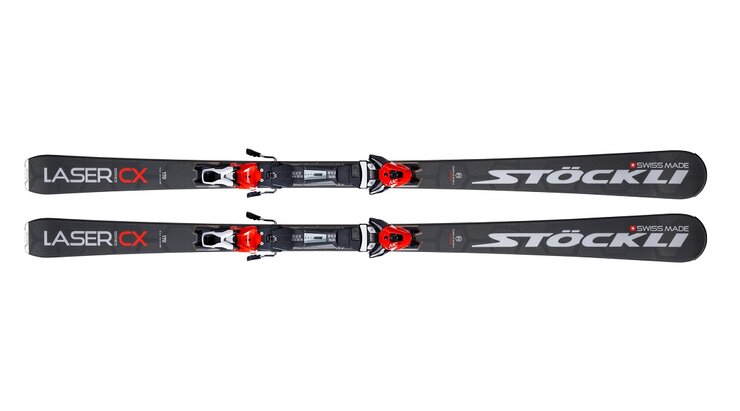 Lyže Stöckli Laser CX SRT Speed D20 + Salomon SRT 12 Red/Black 19/20