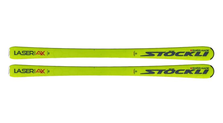 Lyže Stöckli Laser AX WC Air75 Wide Vist + V614 Vist Yellow 19/20