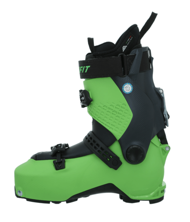 Skialpové lyžiarky Dynafit Hoji PU Green Machine/Asphalt 20/21