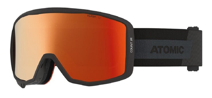 Lyžiarske okuliare Atomic Count Jr Cylindrical Black