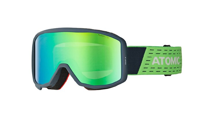 Lyžiarske okuliare Atomic Count Jr Cylindrical blue/green 19/20