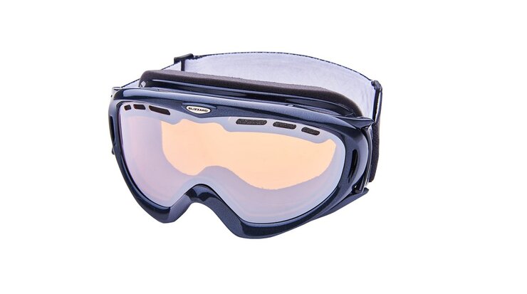 Lyžiarske okuliare Blizzard 905 MDAVZO black metalic, amber2, silver mirror 19/20