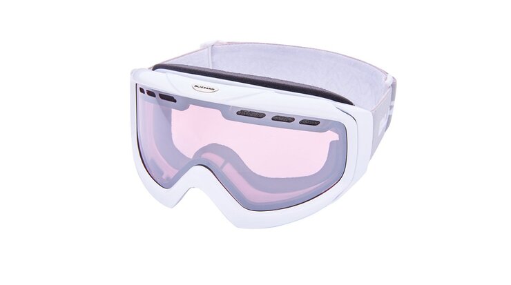 Lyžiarske okuliare Blizzard 906 LDAVZO extra white shiny, rosa2, silver mirror 19/20