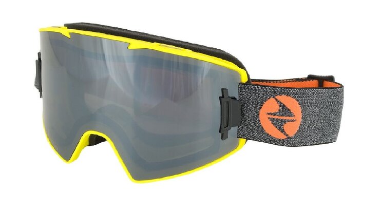Lyžiarske okuliare Blizzard 927 Magnetic + Box neon yellow matt, 1x orange + 1x smoke, silver mirror 19/20