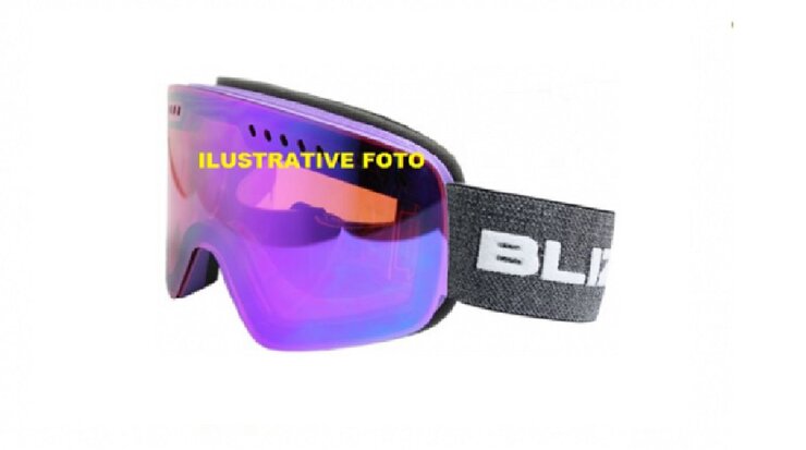 Lyžiarske okuliare Blizzard 983 MDAVZO black matt/yellow revo 19/20