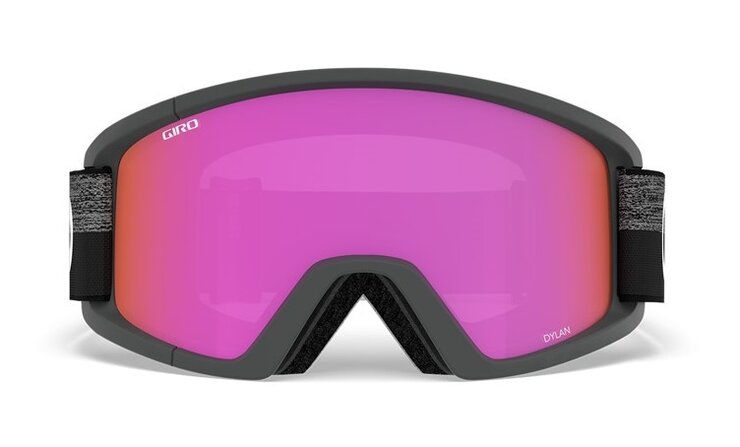 Lyžiarske okuliare Giro Dylan Grey Throwback Amber Pink/Yellow 20/21
