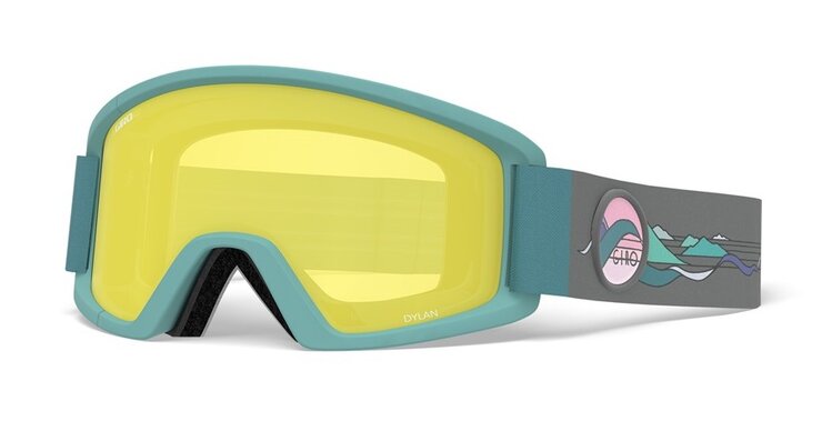 Lyžiarske okuliare Giro Dylan Hannah Eddy Grey Cobalt/Yellow 20/21