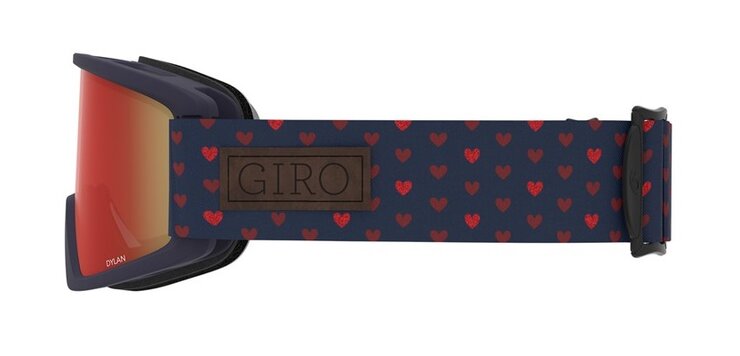 Lyžiarske okuliare Giro Dylan Hearts Amber Scarlet/Yellow 20/21