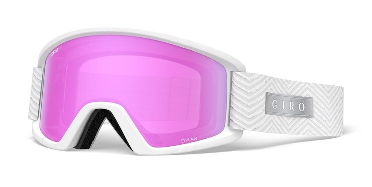 Lyžiarske okuliare Giro Dylan White Zag Amber Pink/Yellow 20/21