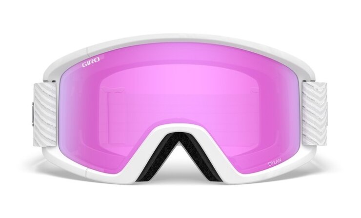 Lyžiarske okuliare Giro Dylan White Zag Amber Pink/Yellow 20/21