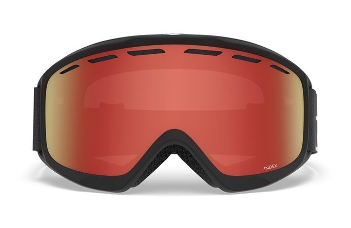 Lyžiarske okuliare Giro Index Black Wordmark Amber Scarlet 20/21