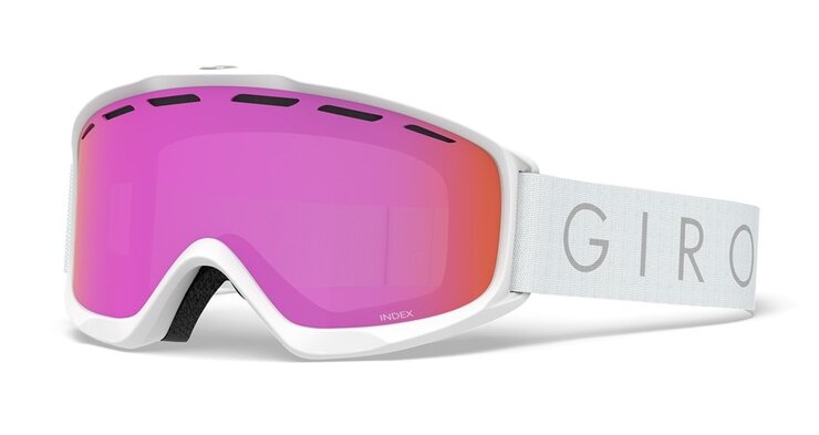 Lyžiarske okuliare Giro Index White Core Light Amber Pink 20/21