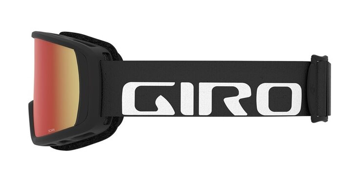 Lyžiarske okuliare Giro Scan Black Wordmark Amber Scarlet 20/21