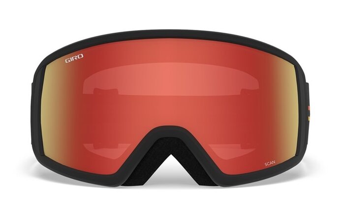 Lyžiarske okuliare Giro Scan GP Black/Orange Amber Scarlet 20/21