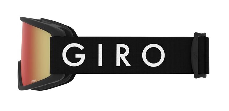 Lyžiarske okuliare Giro Semi Black Core Amber Scarlet/Yellow 20/21