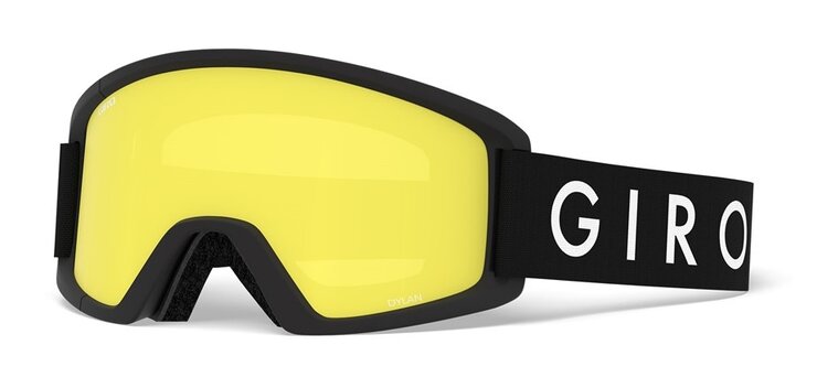 Lyžiarske okuliare Giro Semi Black Core Amber Scarlet/Yellow 20/21