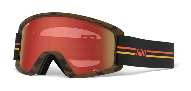 Lyžiarske okuliare Giro Semi GP Black/Orange Amber Scarlet/Yellow 20/21