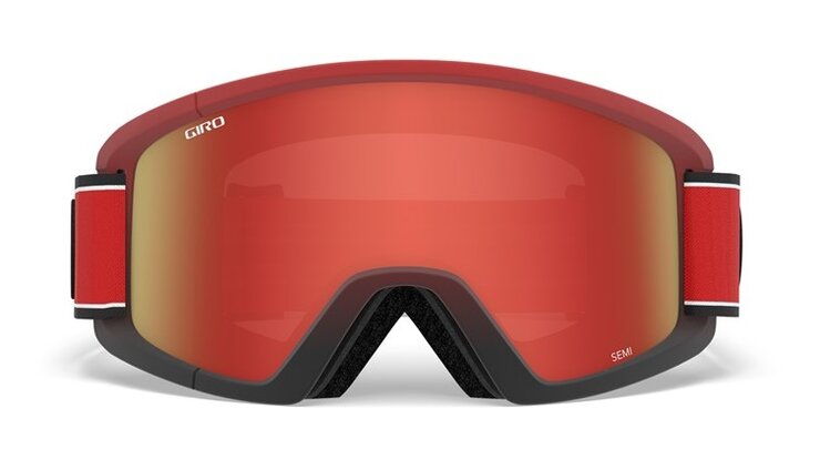Lyžiarske okuliare Giro Semi Red Element Amber Scarlet/Yellow 20/21