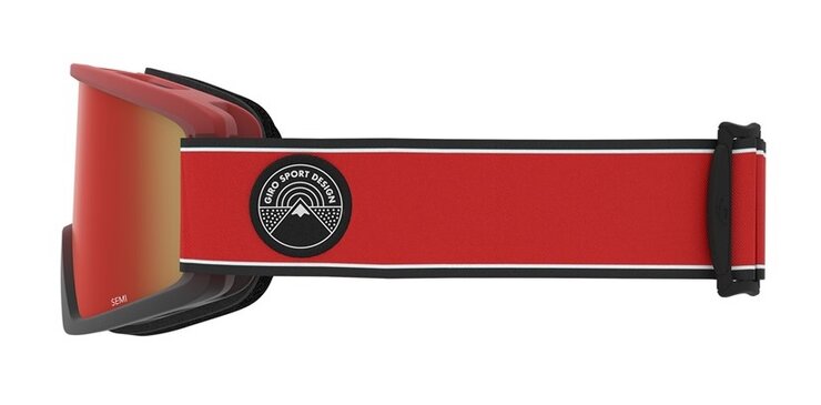 Lyžiarske okuliare Giro Semi Red Element Amber Scarlet/Yellow 20/21