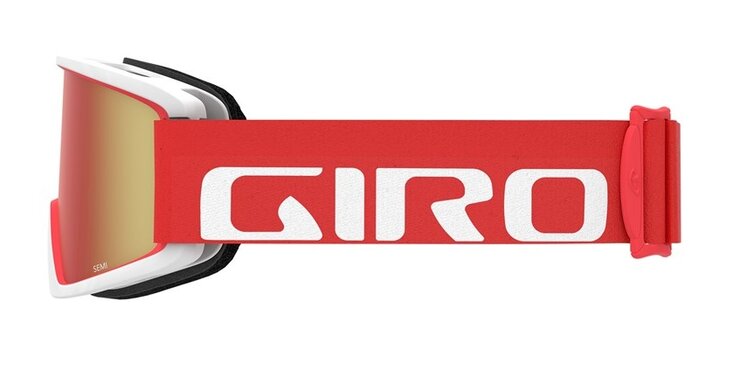 Lyžiarske okuliare Giro Semi Red/White Apex Amber Scarlet/Yellow 20/21
