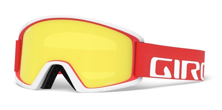 Lyžiarske okuliare Giro Semi Red/White Apex Amber Scarlet/Yellow 20/21
