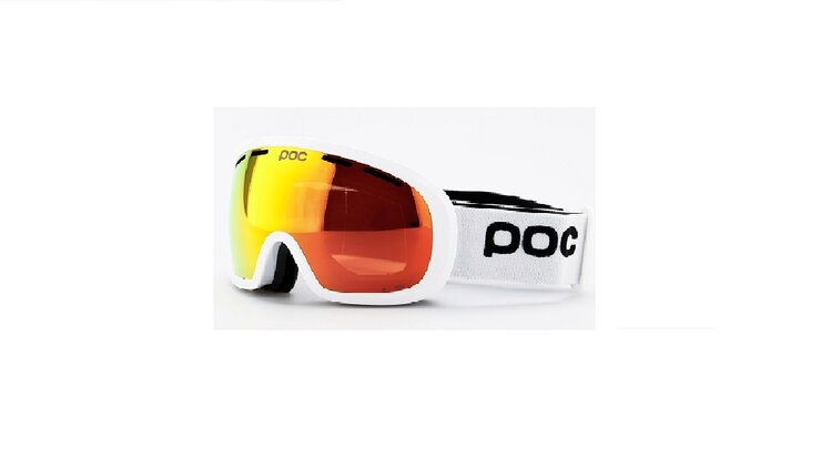 Lyžiarske okuliare POC Fovea Mid Clarity hydrogen white/spectris orange 19/20