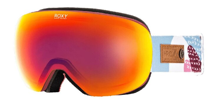Lyžiarske okuliare Roxy Popscreen Oxblood Red Ambush 20/21