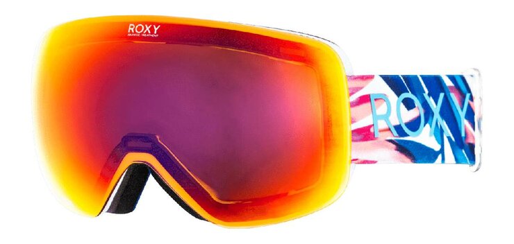 Lyžiarske okuliare Roxy Rosewood Bright White Bright Palm 20/21