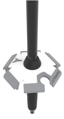 Lyžiarske palice Atomic AMT Carbon SQS Black/White