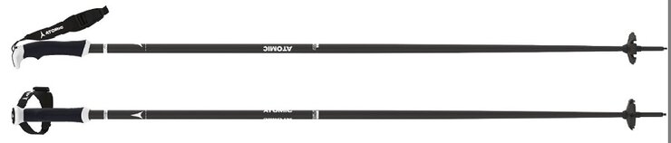 Lyžiarske palice Atomic AMT SQS W Black/White