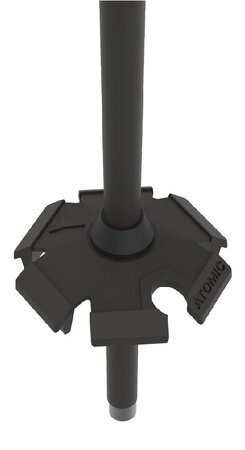 Lyžiarske palice Atomic AMT SQS W Black/White