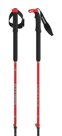 Skialpové palice Atomic BCT Touring Carbon SQS Red/Grey 21/22