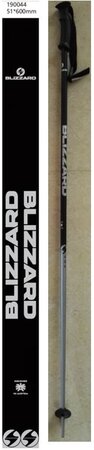 Lyžiarske palice Blizzard Allmountain black shiny/ silver