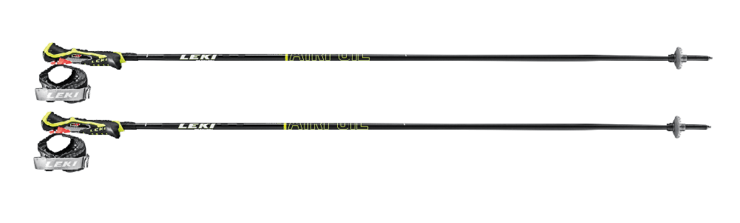 Lyžiarske palice Leki Airfoil 3D Black/Pale Green/White