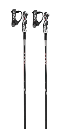 Lyžiarske palice Leki Hot Shot S Black/Light Grey/Red 20/21