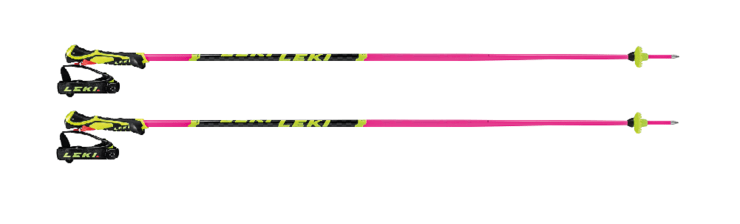 Lyžiarske palice Leki WCR Lite SL 3D Neonpink/Black/Neonyellow 20/21