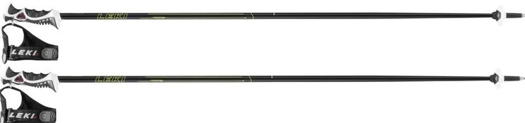 Lyžiarske palice Leki Xeos S neon yellow/ white