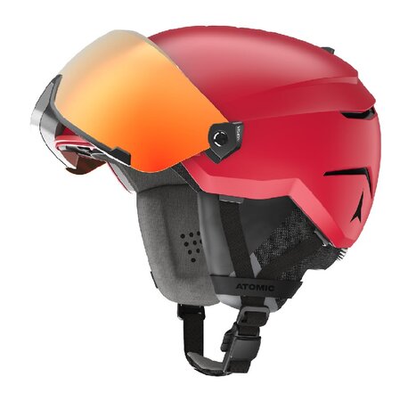 Lyžiarska prilba Atomic Savor Amid Visor HD Red 20/21
